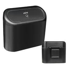 Wiszący kosz na śmieci do samochodu z automatyczną pokrywką