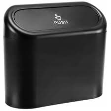 Wiszący kosz na śmieci do samochodu z automatyczną pokrywką