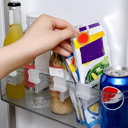 Teleskopowe przegródki do lodówki